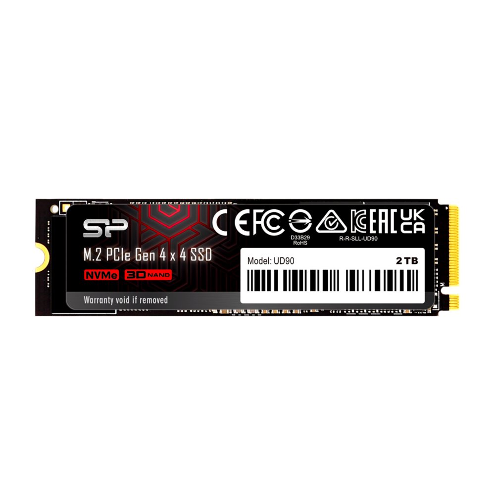 Silicon Power UD90 | 2TB NVMe SSD | M.2 | Gen4 | 5.000MB/s Lezen | 4.800MB/s Schrijven - Matmuis